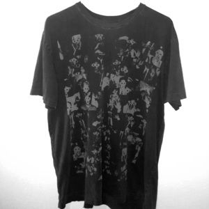 Black Hurley Vintage T-shirt